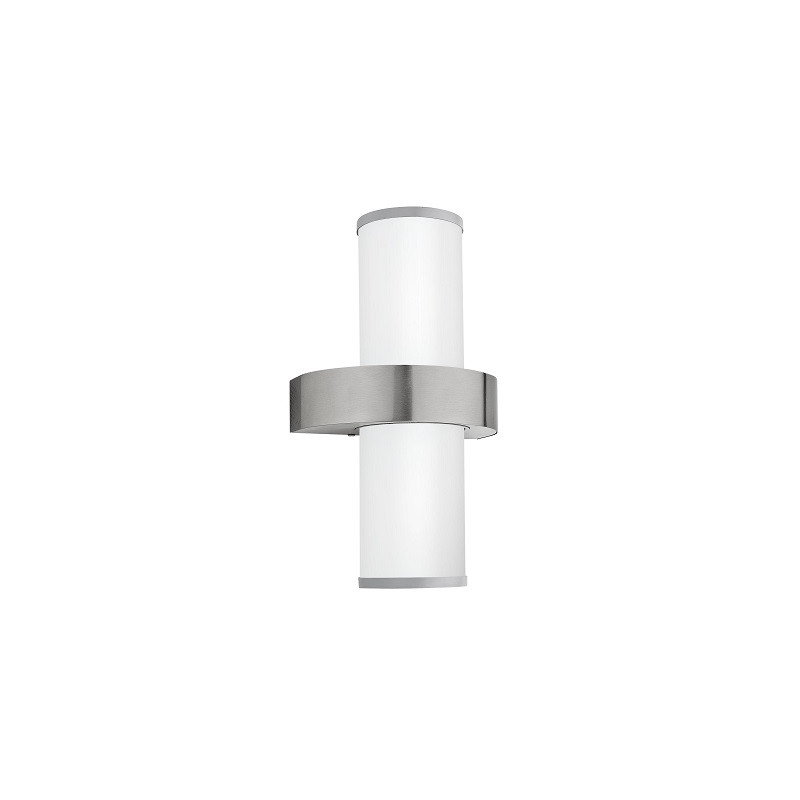 APPLIQUE MURALE BEVERLY INOX|BLANC SATINE-EGLO