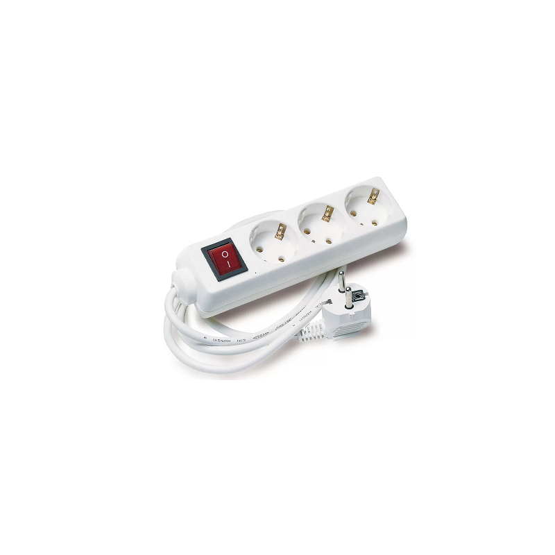 MULTIPRISE 3G1,5-1,4M-3 ENTREES 2P+T-INTERRUP-TAYG