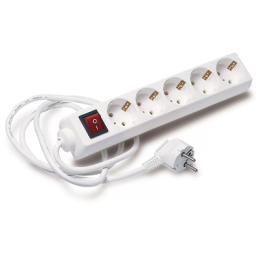 MULTIPRISE 3G1,5-1,4M-5 ENTREES 2P+T-INTERRUP-TAYG