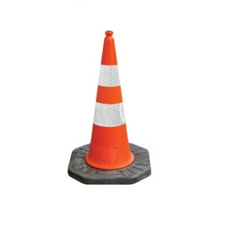 CONE SIGNALISATION-DOMINATOR 75CM POLYETHLYENE-JSP