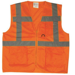 GILET HI-VIZ ORAN 100% POLYESTER XL MULTIFONCTION