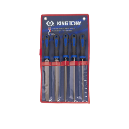 TROUSSE DE 5 LIMES 200MM 8" KINGTONY