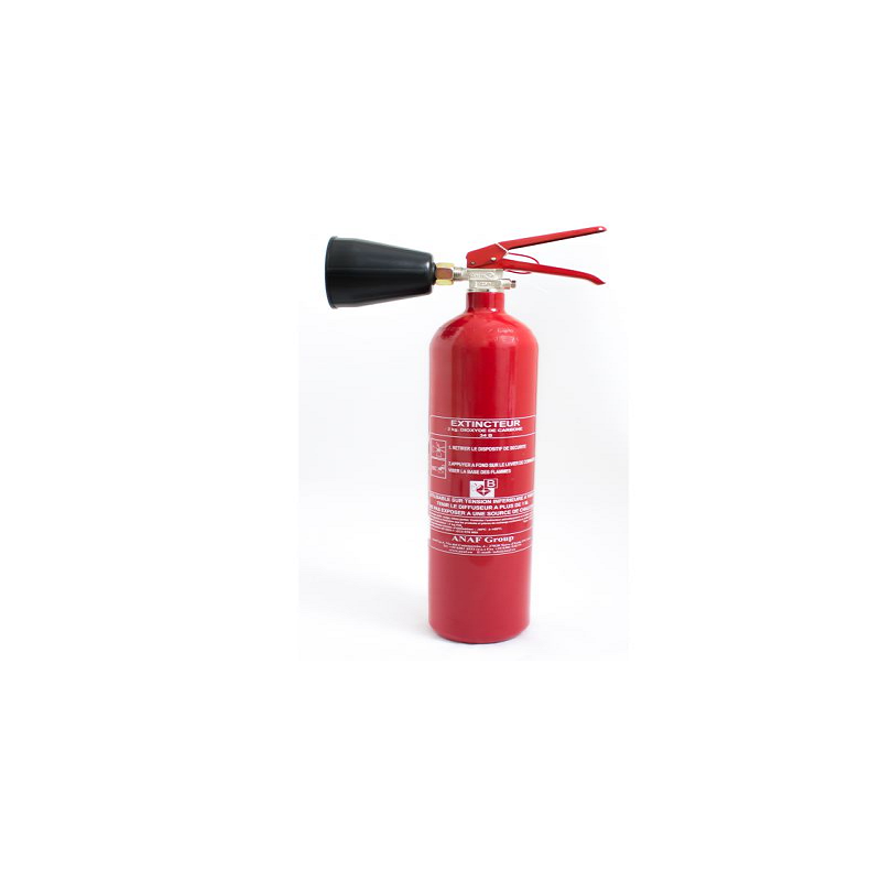 EXTINCTEUR A CO2 2KG CS2-AB EN3 NF FR ANAF