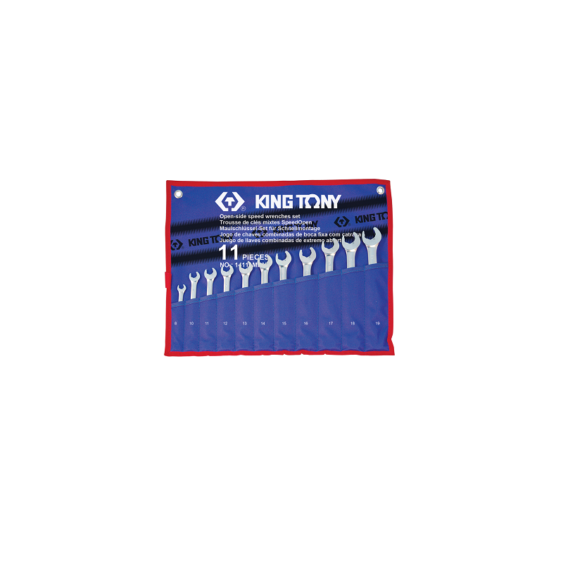 JEU DE 11 CLÉS MIXTE 8-19MM