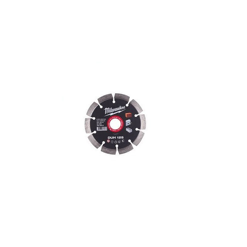DISQUE DIAMANT ∅125X2.3X22.23MM-DUH-MILWAUKEE DISQUE DIAMANT ∅125X2.3X22.23MM-DUH-MILWAUKEE