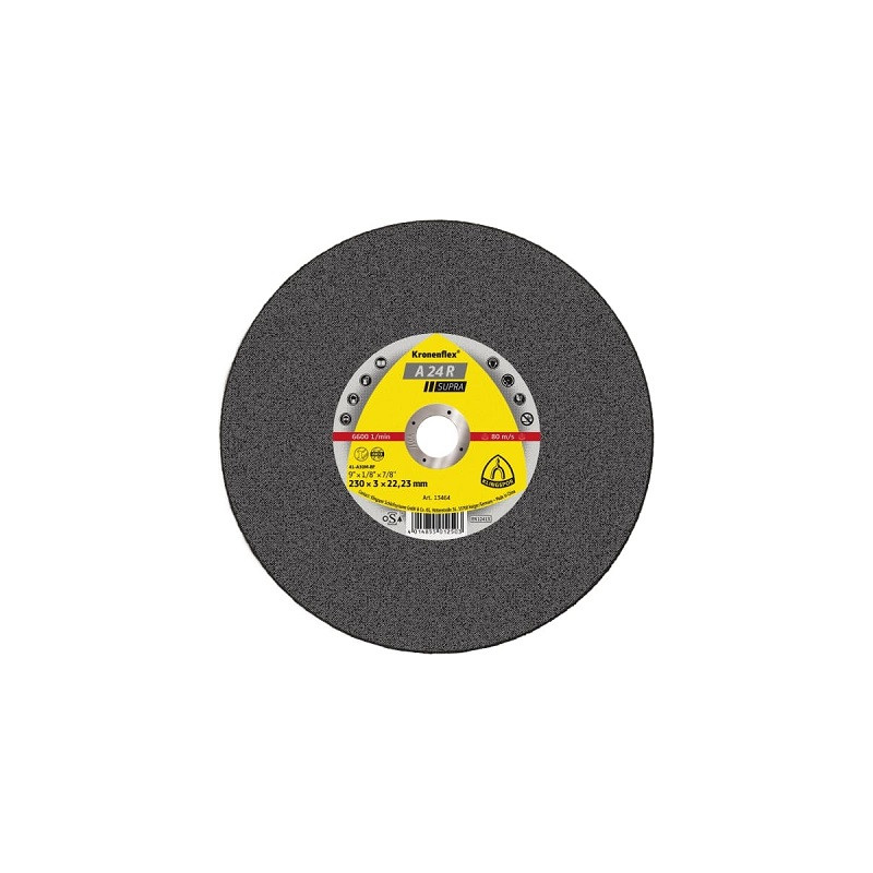 DISQUE A COUPER-- 115MMX2.5MM-ACIER-KLINGSPOR DISQUE A COUPER-- 115MMX2.5MM-ACIER-KLINGSPOR