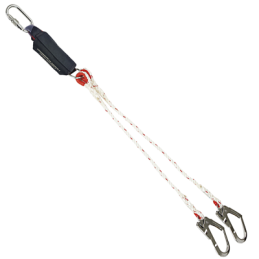 LONGE ABSORBEUR-DOUBLE CONNECTEUR-1.8M-CLIMAX