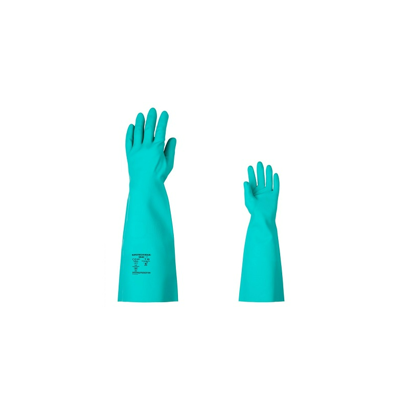 GANTS CHIMIQUES NITRILE VERT 45CM T9-COVERGUARD