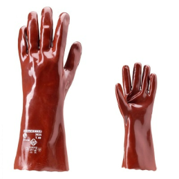 GANTS CHIMIQUES PVC ROUGE 40 CM T10-COVERGUARD