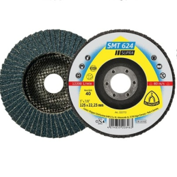 DISQUE A LAMELLES-- 125MM-GRAIN 80-INOX-KLINGSPOR