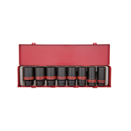 COFFRET 08 DOUILLES LONG 3-4"-6P A CHOC -KINGTONY