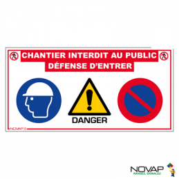 PANNEAU DE SIGNALISATION MULTI INFORMATION-NOVAP 