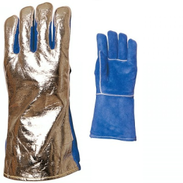 GANT SOUDEUR CROUTE VACHETTE BLEU T10-COVERGUARD
