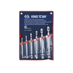 TROUSSE DE 6 CLES A DOUILLE ARTICULEE METRIQUE