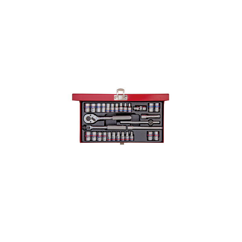 COFFRET DE DOUILLES 1-4' 6 PANS - 30 PCS