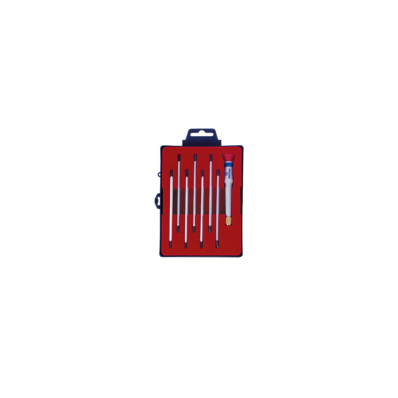 JEU DE 8 TOURNEVIS PLATS-CRUCIFORME JEU DE 8 TOURNEVIS PLATS-CRUCIFORME