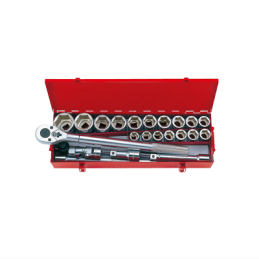 COFFRET (DOUILLES 3-4"-6P+ACCESS) 23PC -KINGTONY