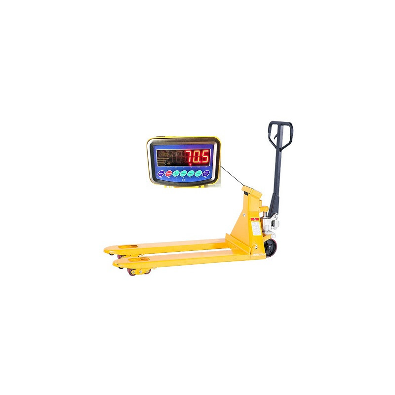 TRANSPALETTE PESEUR MANUELLE 2.5T-DIGITAL-LEVAC