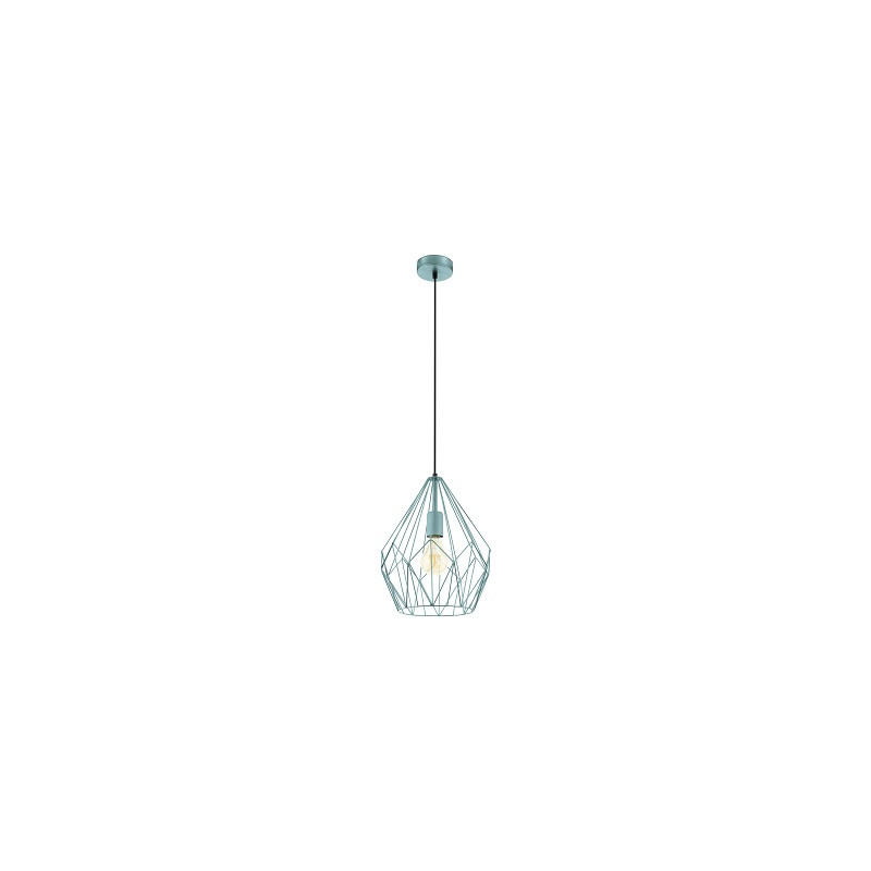 LUSTRE CARLTON FORME DIAMANT MENTHE-EGLO