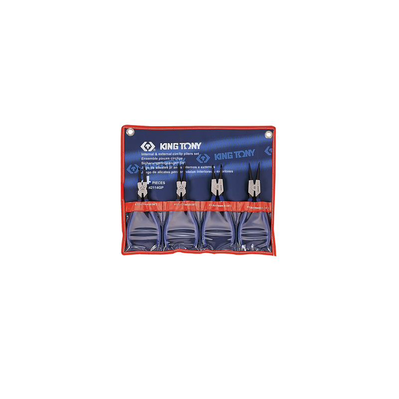 TROUSSE DE 4 PINCES CIRCLIPS
