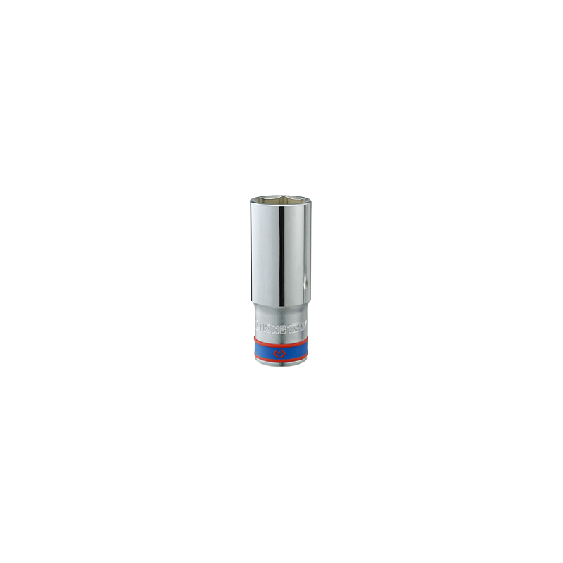 Douille longue chromée 1-2" 6 p 28mm-KINGTONY Douille longue chromée 1-2" 6 p 28mm-KINGTONY