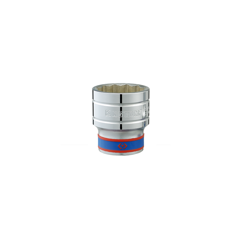 Douille courte chromée 1-2" 12p 25mm-KINGTONY Douille courte chromée 1-2" 12p 25mm-KINGTONY
