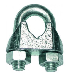 SERRE CABLE A ETRIER ACIER ZINGUE -20MM -LEVAC