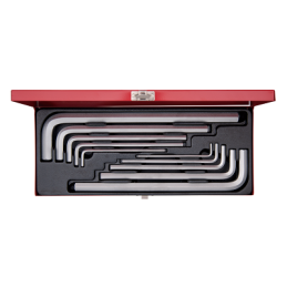 COFFRET DE 10 CLES MALES 6 PANS EXTR