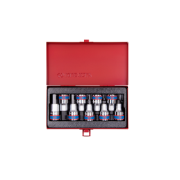 COFFRET 09 PCS-DOUILLE 1-2"-TOURNEVIS HEXAGONAL-KT