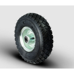 ROUE GONFLABLE JANTE TOLE-260X85MM-AXE - 25MM-EMES