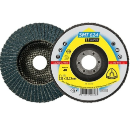 DISQUE A LAMELLES-- 115MM-GRAIN 60-INOX-KLINGSPOR