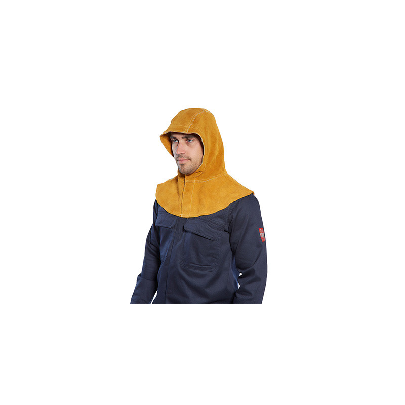 CAGOULE SOUDEUR CUIR CROUTE BRONZE-SW33-PORTWEST