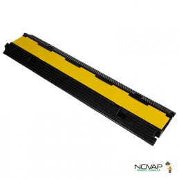 PASSE-CABLE A 2 GORGES DIAM:30MM JAUNE-NOIR-NOVAP
