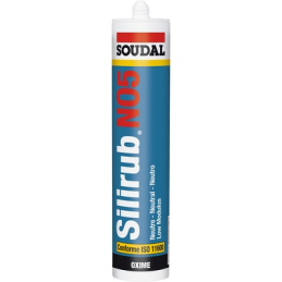 SILICONE NEUTRE 300ML SILIRUB NEO5 TRANS - SOUDAL