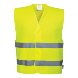 GILET JAUNE DOUBLE BANDE XL C474 PORTWEST