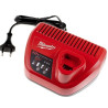 CHARGEUR SIMPLE DE BATTERIE M12V -C12C-MILWAUKEE