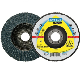 DISQUE A LAMELLES-- 115MM-GRAIN 80-INOX-KLINGSPOR