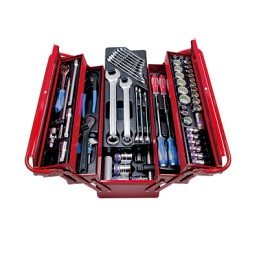 CAISSE A OUTILS 77 PCS A TROIS SECTIONS-KINGTONY
