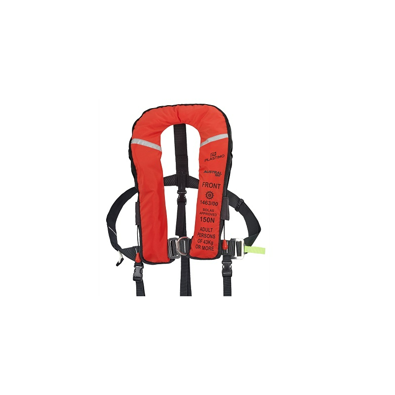 GILET GF AUSTRAL 180 HR SOLAS AUTO+HAR OR-PLASTIMO GILET GF AUSTRAL 180 HR SOLAS AUTO+HAR OR-PLASTIMO