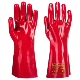 GANTS PVC ROUGE 35CM XL A435-PORTWEST