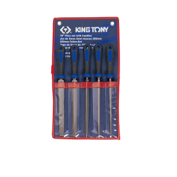 TROUSSE DE 5 LIMES 250MM 10" KINGTONY
