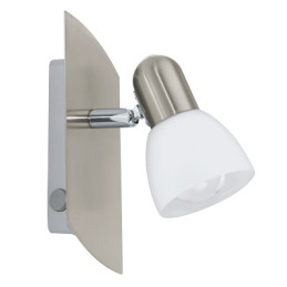 APPLIQUE MURALE 1 SPOT ENEA NICKEL 190x70MM-EGLO