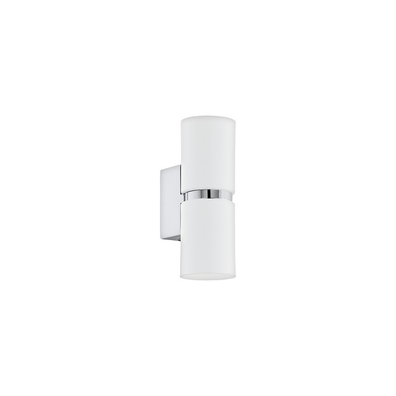 APPLIQUE MURALE PASSA -60 BLANC CHROME-EGLO APPLIQUE MURALE PASSA -60 BLANC CHROME-EGLO