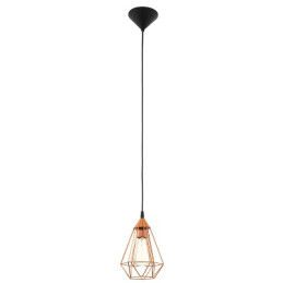 LUSTRE TARBES FORME DIAMANT Cu -175MMx1,1M-EGLO