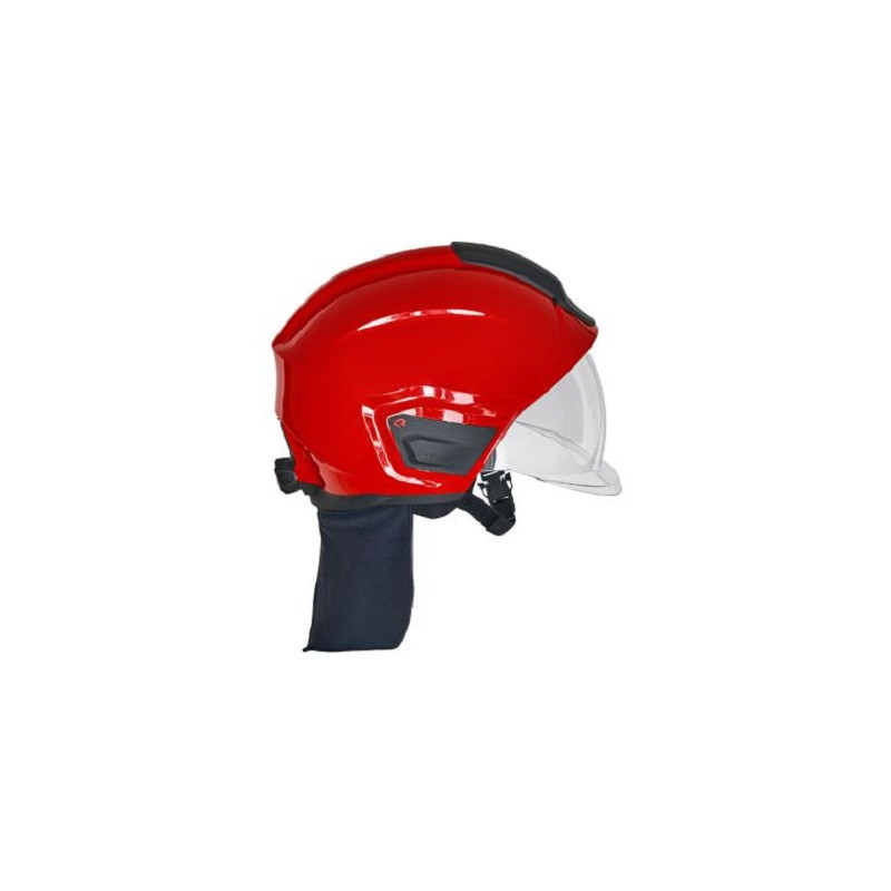 CASQUE DE POMPIER ROUGE-HEROS TITAN-ROSENBAUER