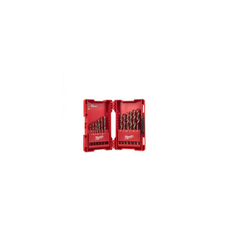 COFFRET FORET METAUX-19PCS--1-10MM-HSSG-MILWAUKEE