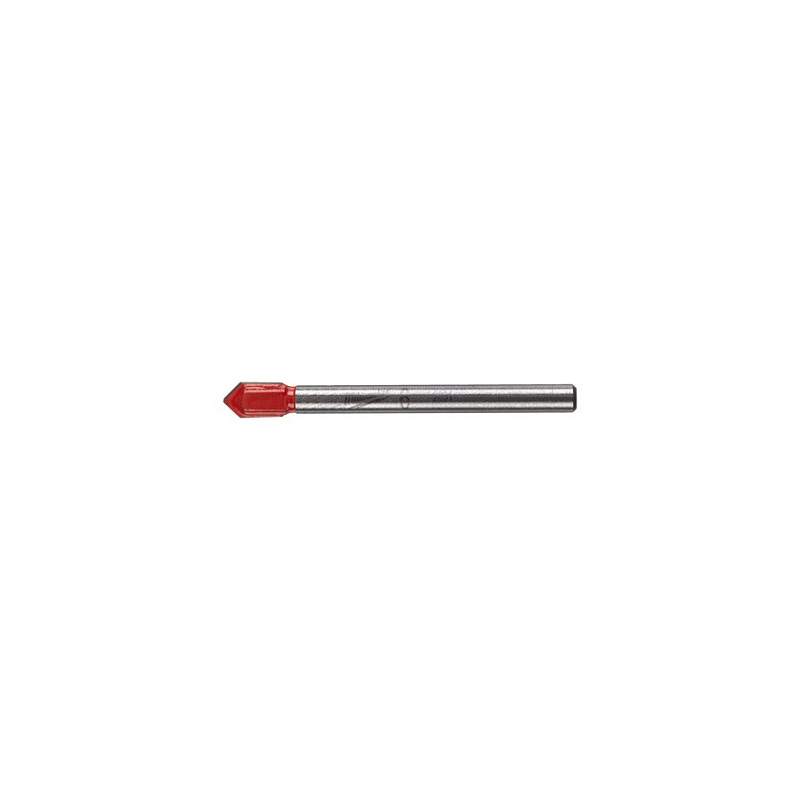 Glass - Tile drill bit 6x60 - 1pc -MILWAUKEE Glass - Tile drill bit 6x60 - 1pc -MILWAUKEE