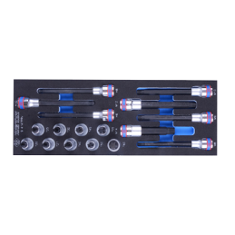 MODULE POUR SERVANTE 17PCS DOUILLE TOURNEVIS-KT