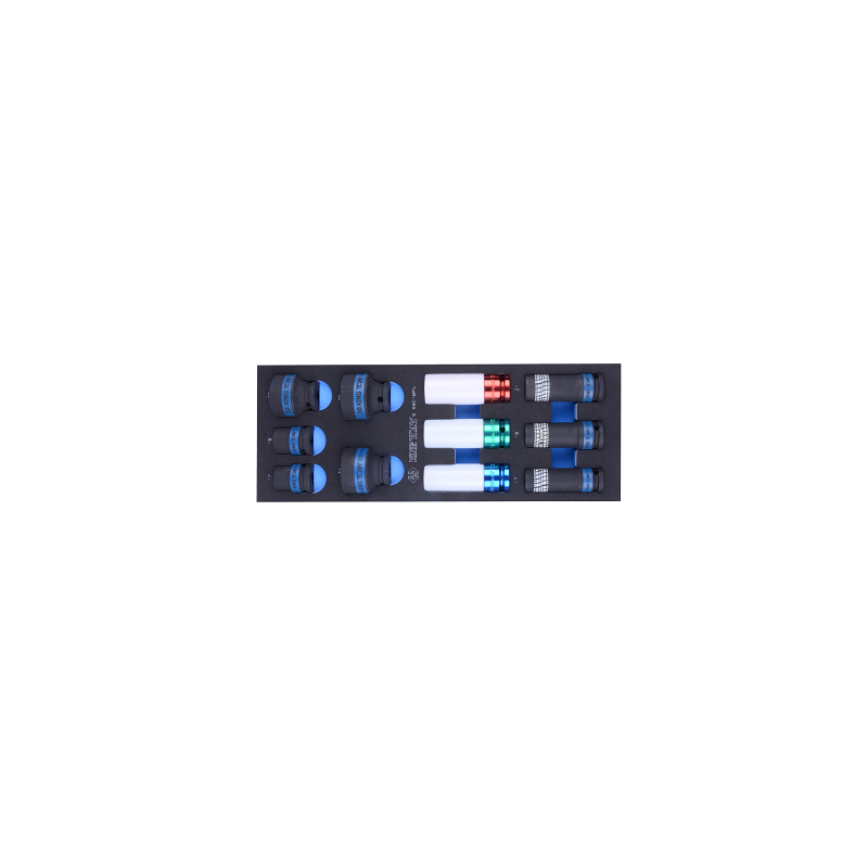 MODULE POUR SERVANTE 11PCS DOUILLE 1-2" A CHOC 