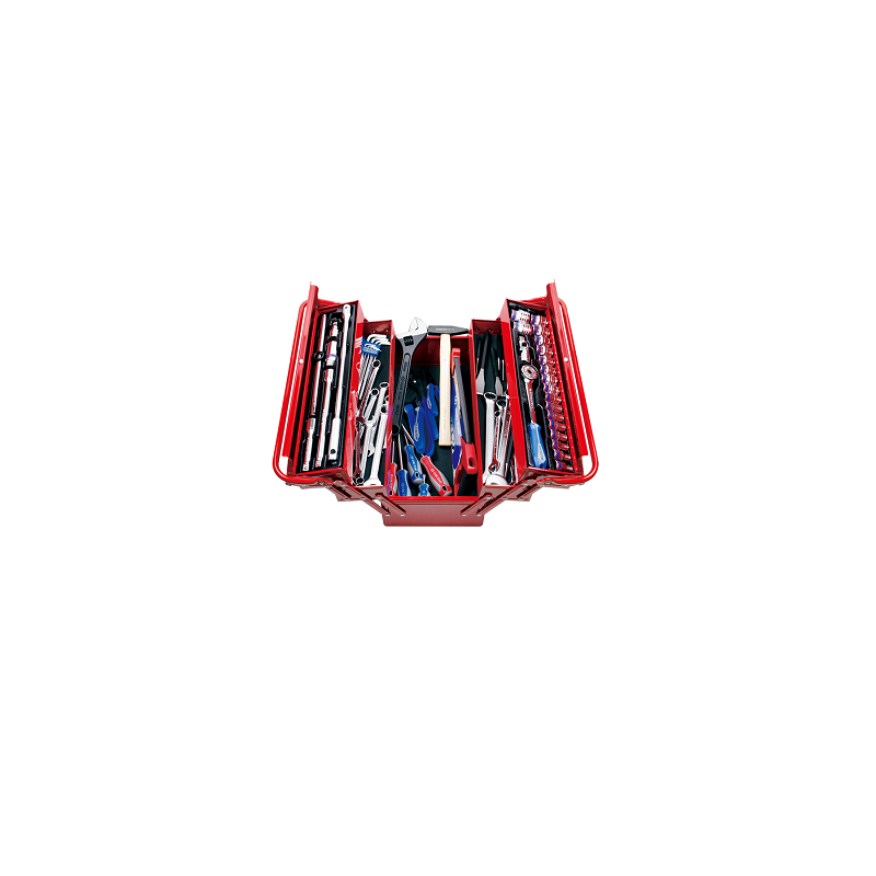 CAISSE A OUTILS 68 PCS A TROIS SECTIONS-KINGTONY